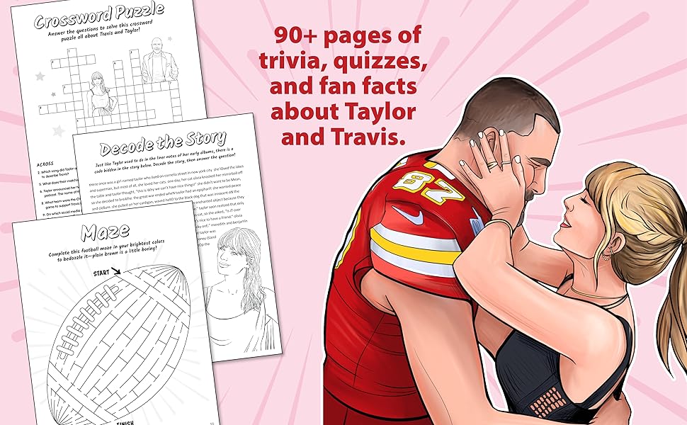 Unofficial Insider's Guide Taylor Swift & Travis Kelce Superstar Activity Book