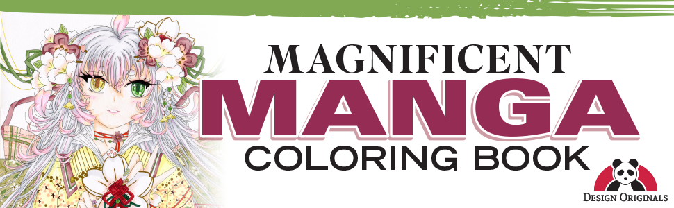 Magnificent Manga Coloring Book