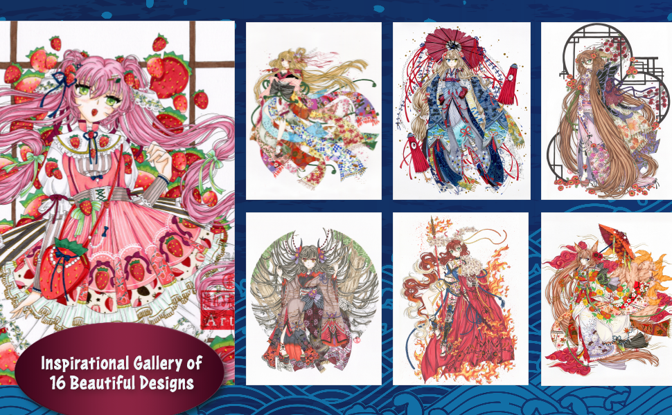 Magnificent Manga Coloring Book