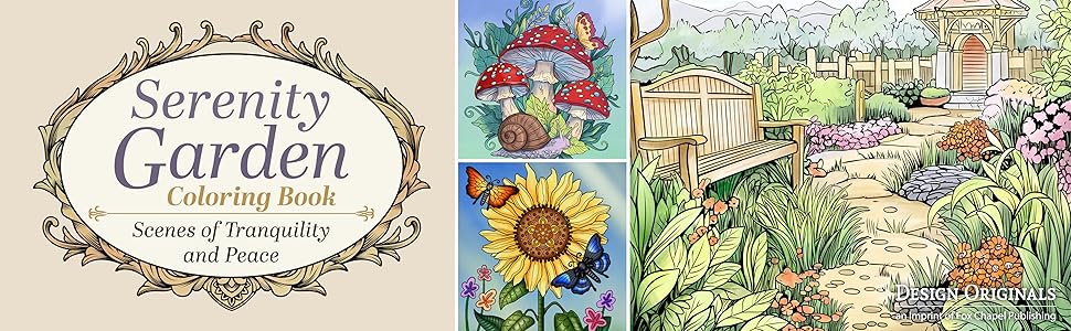 Serenity Garden Coloring Book