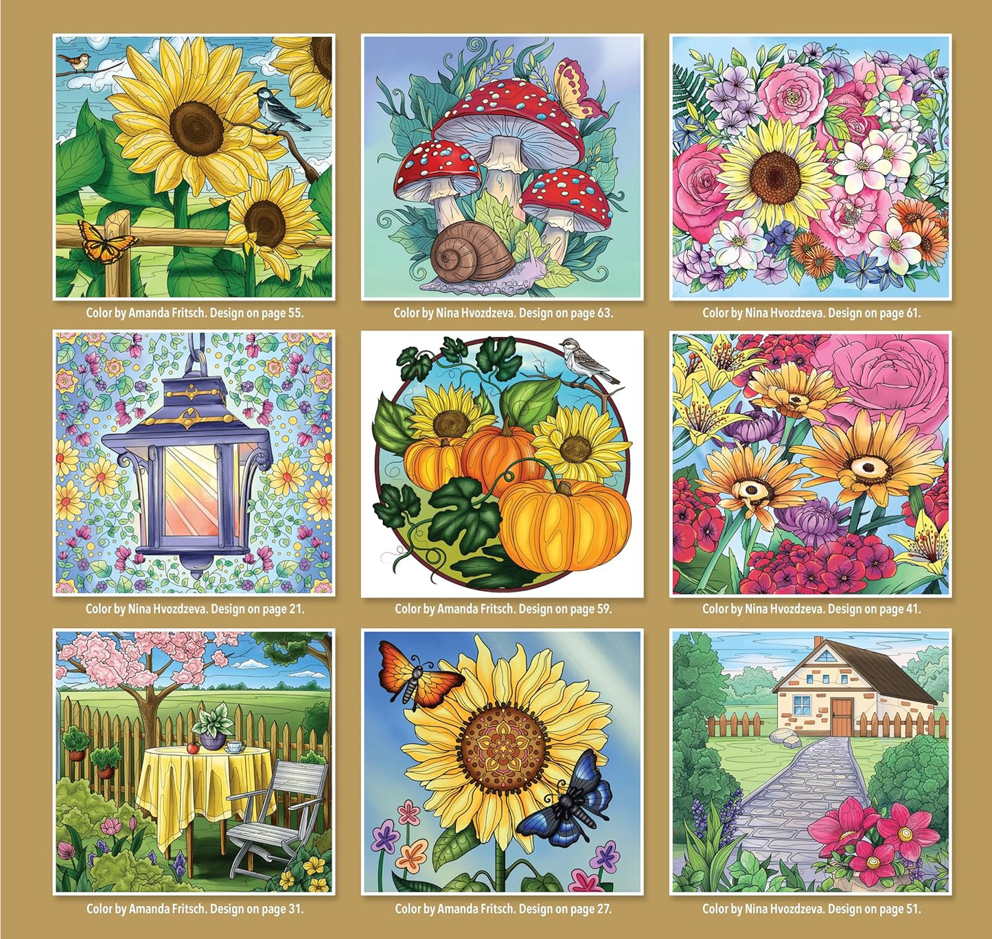 Serenity Garden Coloring Book