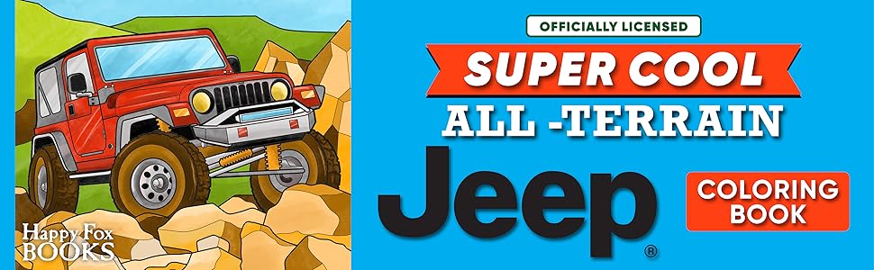 Super Cool All-Terrain Jeep® Coloring Book