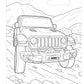 Super Cool All-Terrain Jeep® Coloring Book