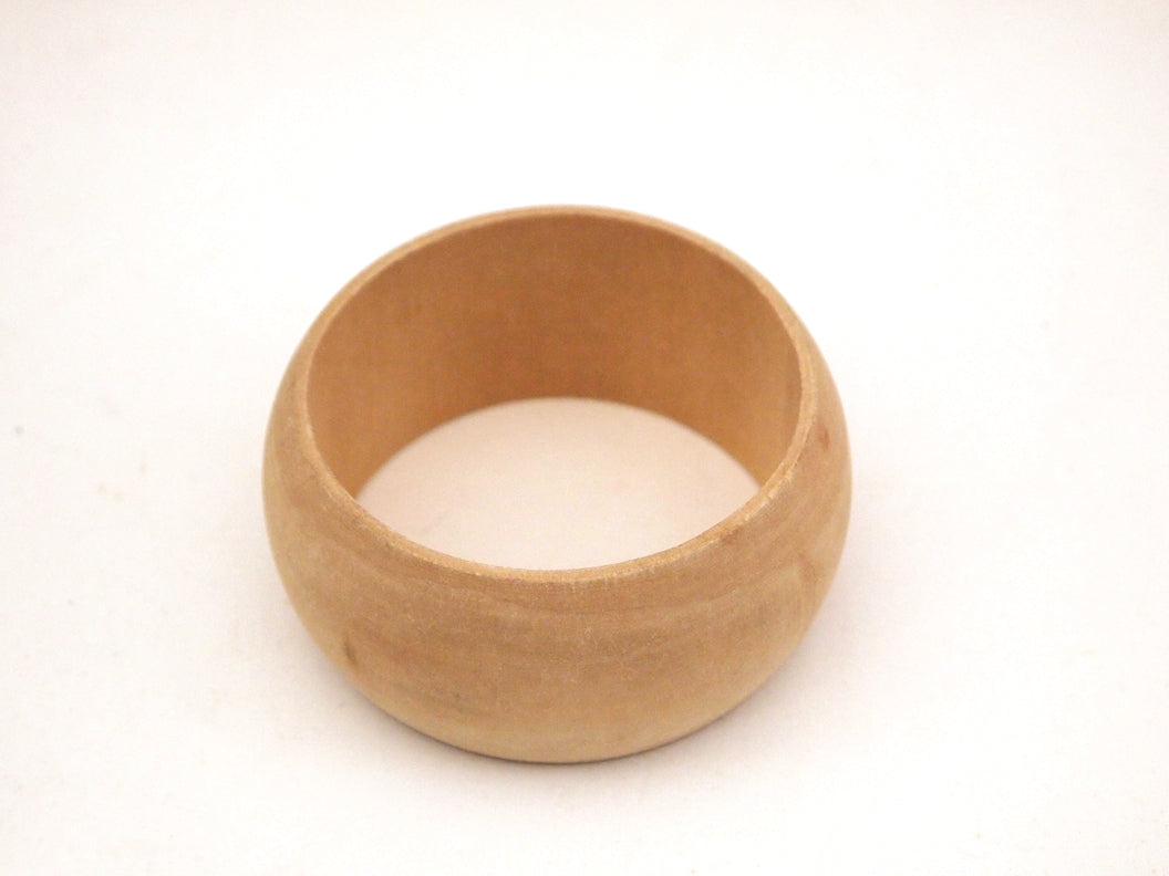 6 Wooden Bangles, Small (1.5' x 2.75')