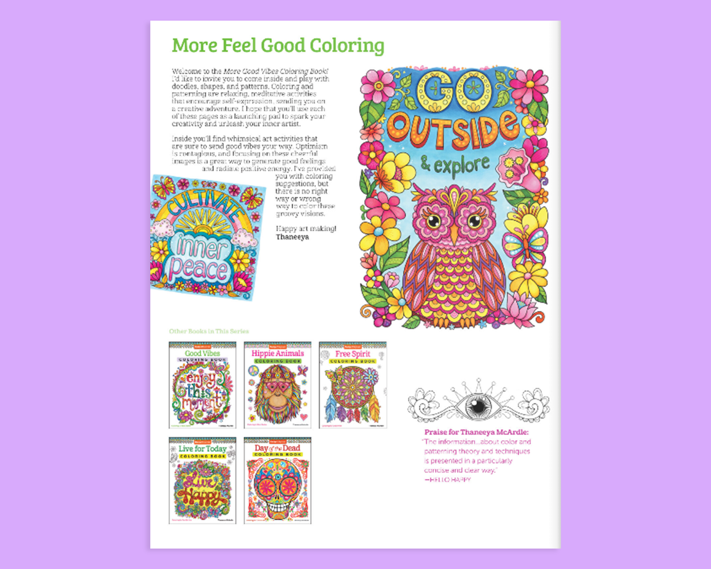 More Good Vibes Coloring Book Customized