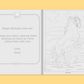 Horses Coloring Book Customized