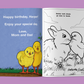 Bunnies, Ducks, and Baby Animals Coloring Book Customized