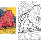 Triceratops Dinosaur 18x24 Coloring Poster