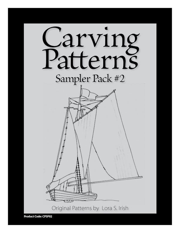 Carving Pattern Sampler #2 - Boats Lighthouses & Sealife