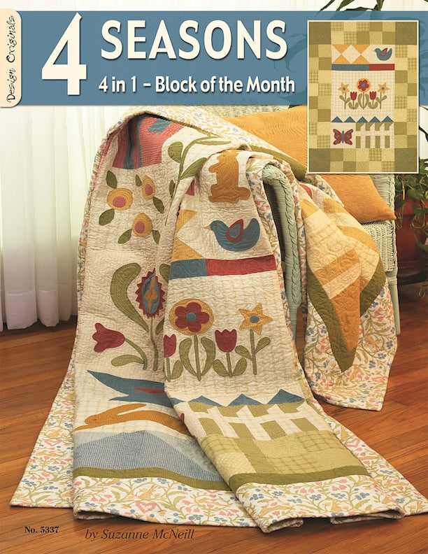 4 Seasons: 4 in 1 - Block of the Month - Fox Chapel Publishing Co.