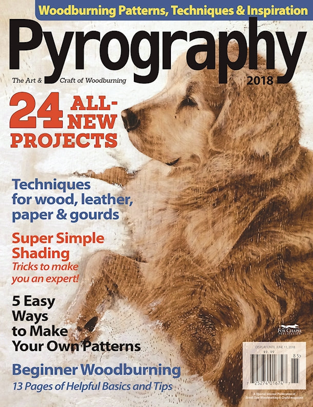 Pyrography Volume 6 (2018) | Fox Chapel Publishing Co.
