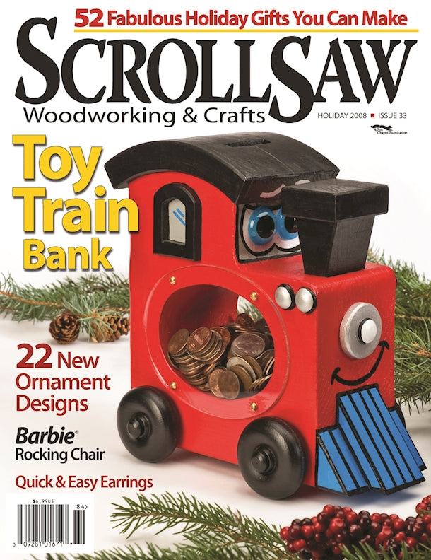 Scroll Saw Woodworking & Crafts Issue 33 Holiday 2008 - Fox Chapel Publishing Co.