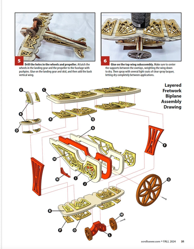 Scroll Saw Woodworking & Crafts Issue 96 Fall 2024