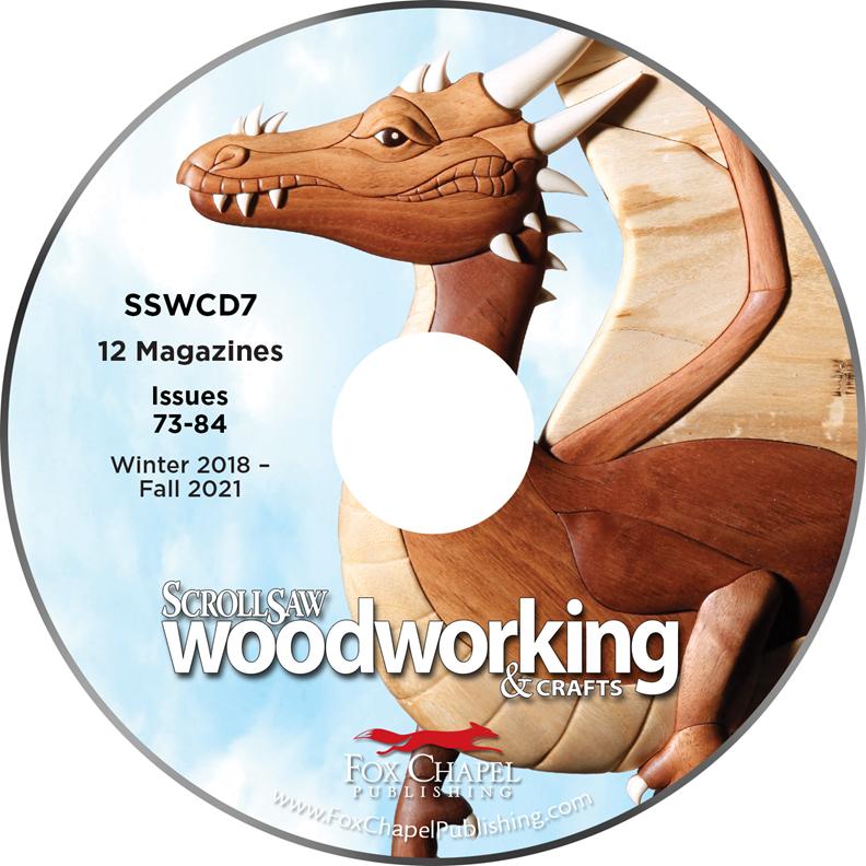 Scroll Saw Woodworking & Crafts Archive CD Volume 7
