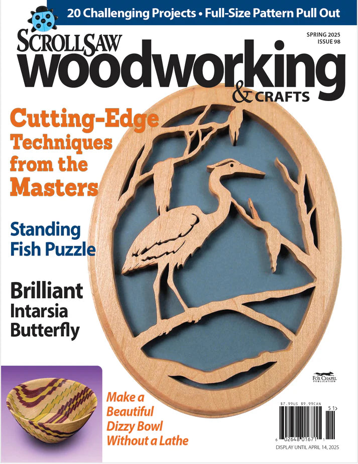 Scroll Saw Woodworking & Crafts Issue 98 Spring 2025