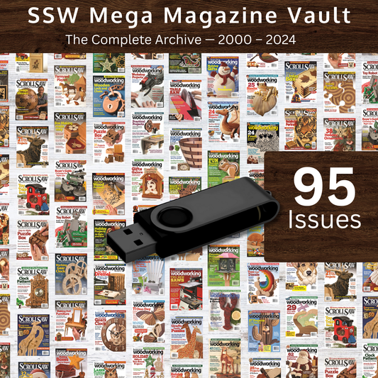 Scroll Saw Woodworking & Crafts Mega Magazine Vault