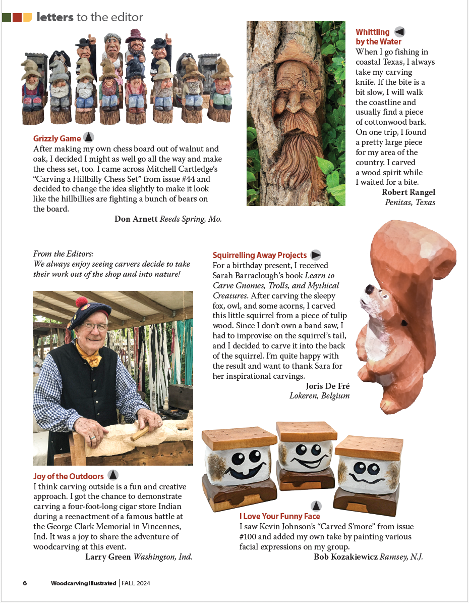 Woodcarving Illustrated Issue 108 Fall 2024