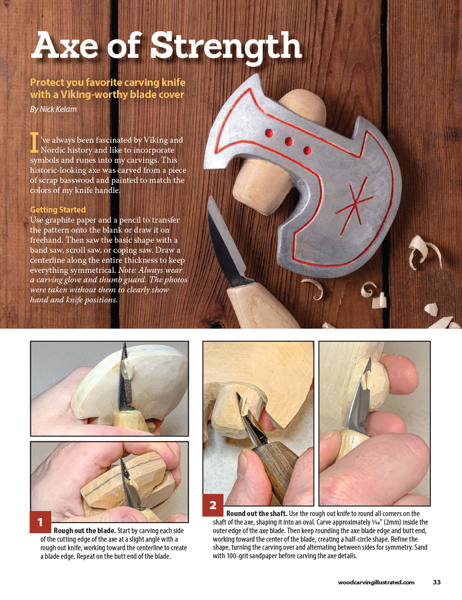 Woodcarving Illustrated Issue 108 Fall 2024