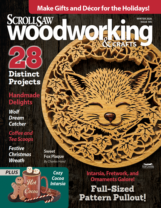 Scroll Saw Woodworking & Crafts Issue105 Winter 2026