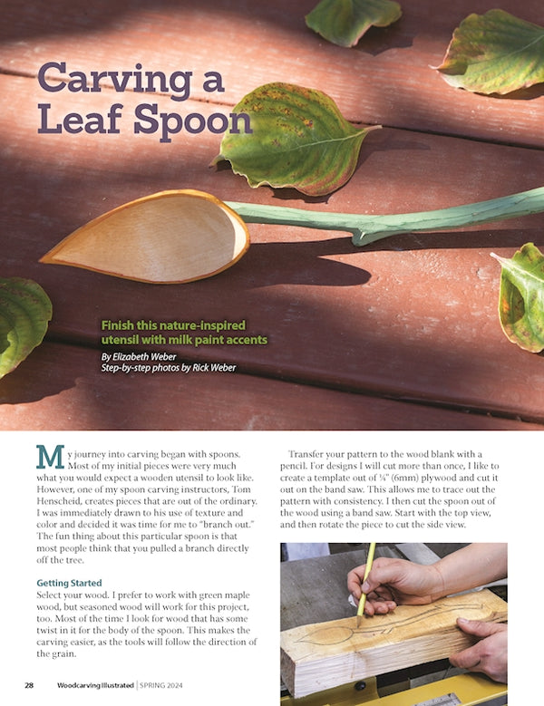 Woodcarving Illustrated Issue 106 Spring 2024 | Fox Chapel Publishing Co.