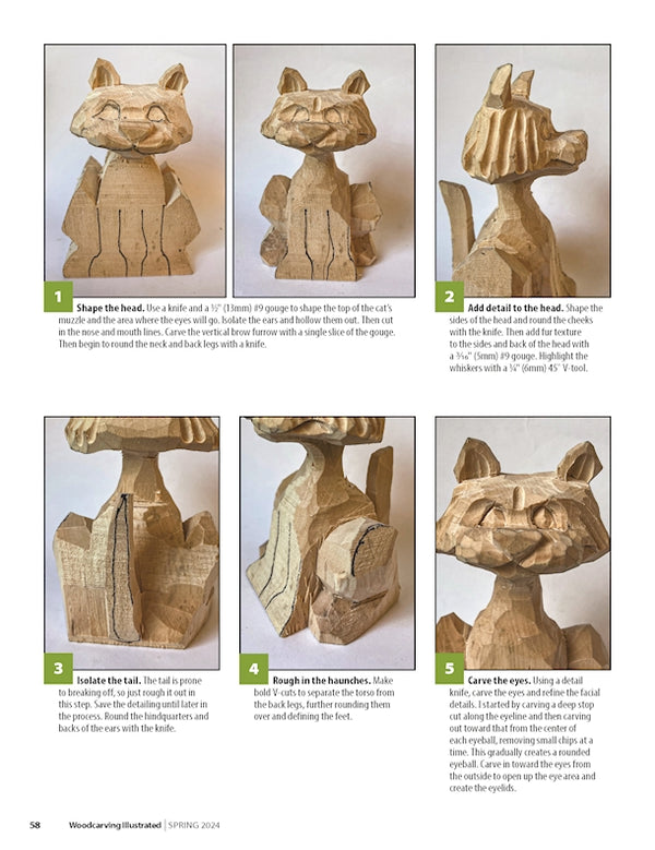 Woodcarving Illustrated Issue 106 Spring 2024 | Fox Chapel Publishing Co.