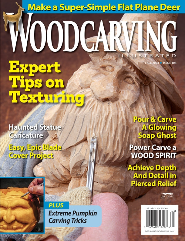 Woodcarving Illustrated Issue 108 Fall 2024