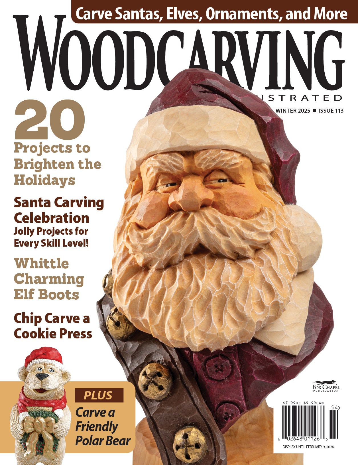 Woodcarving Illustrated Issue 113 Winter 2025