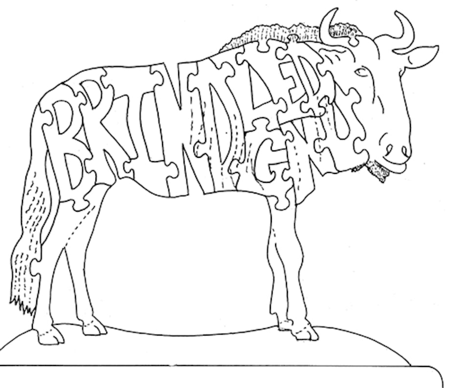 Brindled Gnu-Wildebeest - Fox Chapel Publishing Co.