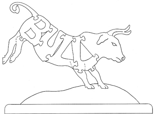 Bull - Rear Legs Raised