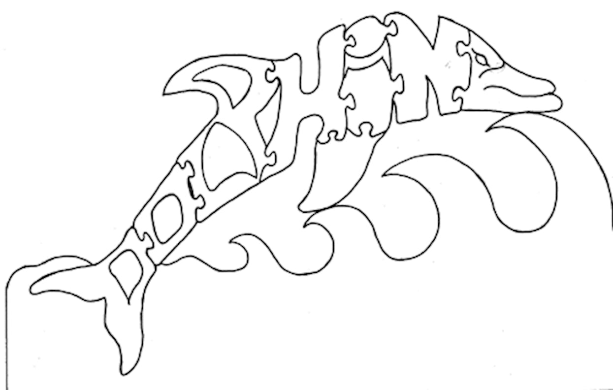 Dolphin-Head & Body Raised - Fox Chapel Publishing Co.