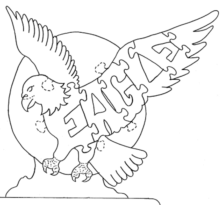Eagle-Side, Wings Extended - Fox Chapel Publishing Co.
