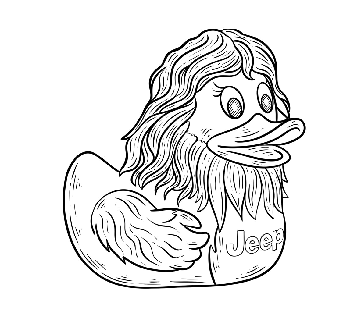 You've Been Ducked Jeep® Brand Coloring Book