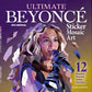 Cover of “Ultimate Beyoncé Sticker Mosaic Art” book showing a geometric mosaic portrait of Beyoncé singing.